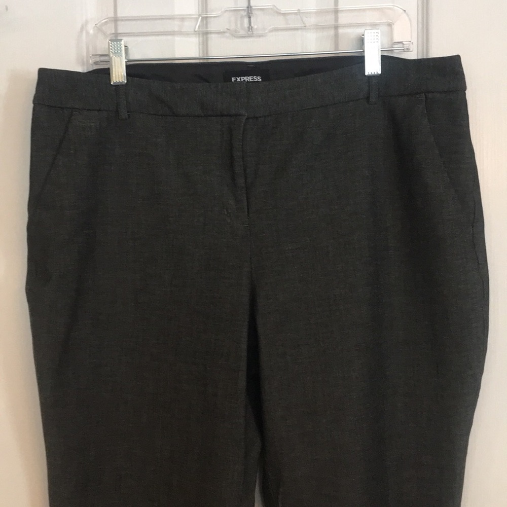 Express Columnist Barely Boot Mid Rise Pants